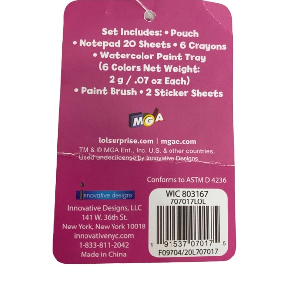 NWT LOL Surprise 12 Piece Tote Stationary Set - Picture 3 of 5